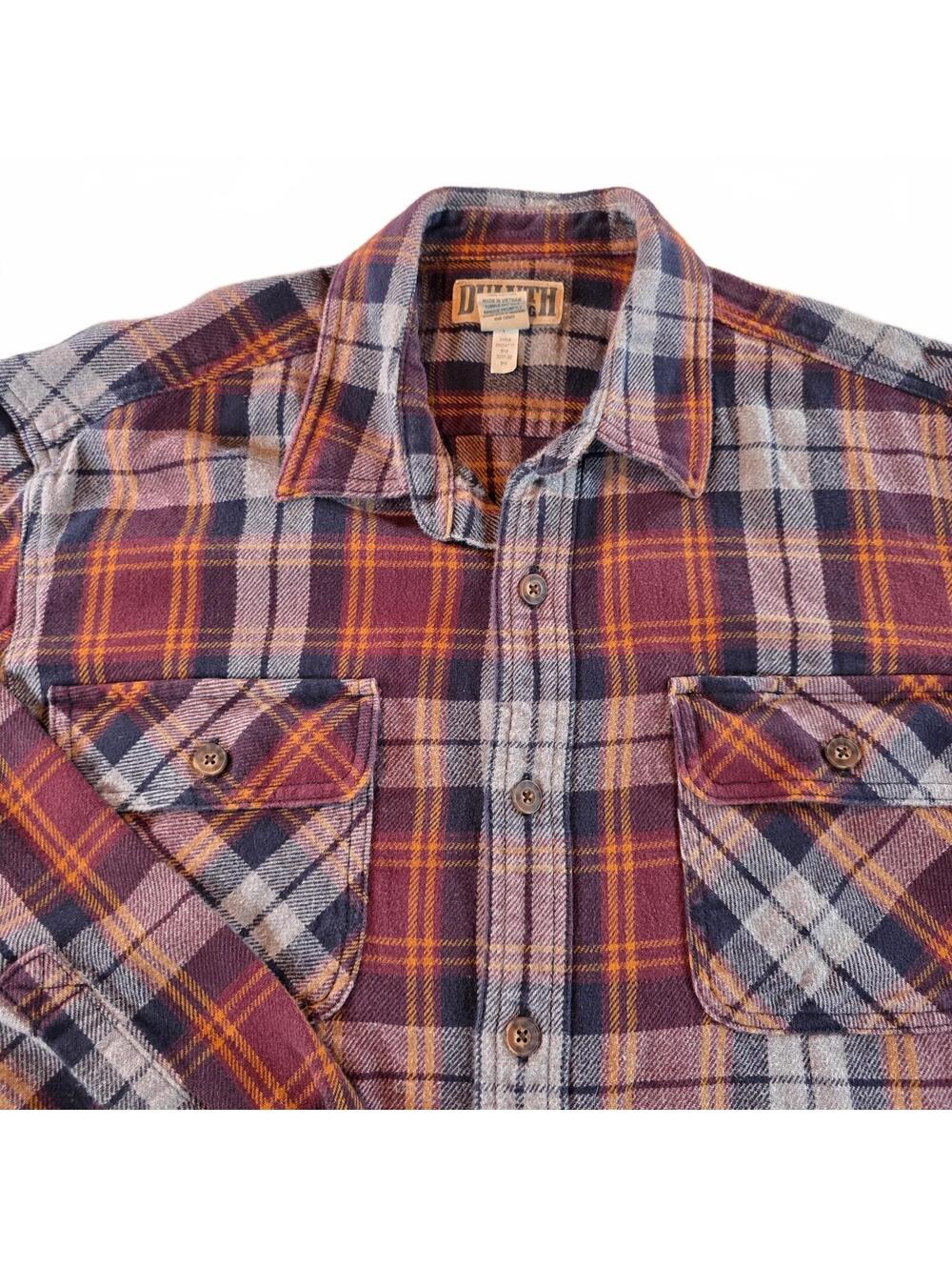 Duluth Trading Co Plaid Flannel Shirt
